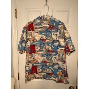 Vintage Bluewater Wear men’s button down shirt size‎ XL